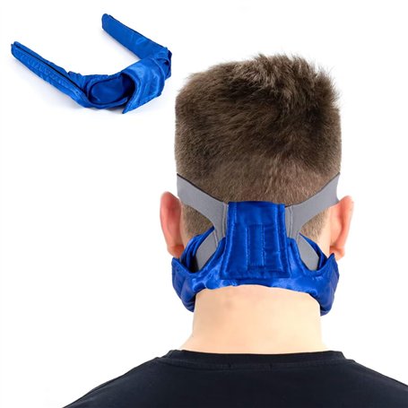 ZYXTLY CPAP Masque respiratoire pour apnée du sommeil CPAP Accessoire CPAP Masque couvre-chef CPAP Protège-nuque universel pour