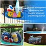 Sac de rangement pour jouets de piscine, flotteurs de piscine, sac de rangement à suspendre pour ballons, flotteurs, jouets gonf