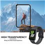 Heioloo 3 Pièces Protection Écran pour Samsung Galaxy fit 3 Verre Trempé avec cadre de positionnement [Sans Bulles] 9H Dureté An