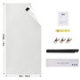 Store Occultant sans Percage Tissu Coupable Rideau pour l'isolation Thermique Couvrir Velux Fenêtre Noircir Chambre Porte Vitres