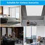 Store Occultant sans Percage Tissu Coupable Rideau pour l'isolation Thermique Couvrir Velux Fenêtre Noircir Chambre Porte Vitres