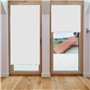 Store Occultant sans Percage Tissu Coupable Rideau pour l'isolation Thermique Couvrir Velux Fenêtre Noircir Chambre Porte Vitres