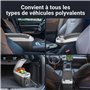 AAOBOSI 15L Glaciere électrique, 12V Réfrigérateur de Voiture à Compresseur, Frigo pour Voiture, Camion, Camping, Voyage
