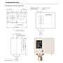 Interrupteur de commande de pression électronique Pompe à eau électronique Compresseur Commande de pressostat G1 / 4 '' Femelle