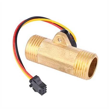 G1 / 2 "compteur de débitmètre 1-30L / min de débitmètre masculin de commutateur d'effet Hall à effet de Hall d'écoulement d'eau