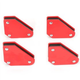 4pcs 9LB Angle de Soudure Locator Magnétique Aimant Coin Flèches Support Magnetique pour Soudure Fixe
