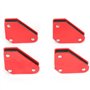 4pcs 9LB Angle de Soudure Locator Magnétique Aimant Coin Flèches Support Magnetique pour Soudure Fixe