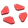 4pcs 9LB Angle de Soudure Locator Magnétique Aimant Coin Flèches Support Magnetique pour Soudure Fixe