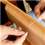 Bricolage Cousu à la Main en Bois Leathercraft Pince Table de Bureau en Cuir Laçage Couture Clip Outil Épaisseur Maximale de Ser