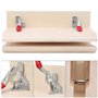 Bricolage Cousu à la Main en Bois Leathercraft Pince Table de Bureau en Cuir Laçage Couture Clip Outil Épaisseur Maximale de Ser