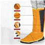Cuillères de soudage en cuir résistant à la chaleur et à l'abrasion – Couvre-bottes de soudure extra longues – Protections de ch