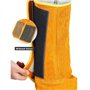 Cuillères de soudage en cuir résistant à la chaleur et à l'abrasion – Couvre-bottes de soudure extra longues – Protections de ch