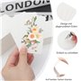 Lot de 200 cartes vierges en papier kraft - Cartes de visite - Cartes vierges à personnaliser soi-même - Cartes de vœux, cartes 