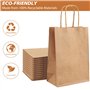 Sac Cadeau Kraft - Sac Papier Kraft- Sac Kraft avec Poignée - 40 pcs Sacs Kraft Petit Format pour Cadeaux, Noël, Anniversaires e