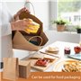 Sac Cadeau Kraft - Sac Papier Kraft- Sac Kraft avec Poignée - 40 pcs Sacs Kraft Petit Format pour Cadeaux, Noël, Anniversaires e