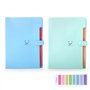 Trieur Document - Dossier Rangement Documents - Ensemble de 2 Pièces - Trieur - Couleurs Turquoise et Bleu - Organiseur de Docum