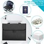 Trieur A4 – Range Document Extensible avec 13 Compartiments, Grande Capacité, Dossier Organisateur Portable avec Fermeture et Ét