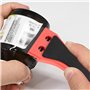 2 Grattoirs en Plastique avec 100 Lames – Spatule Raclette avec Manche Long, Idéale pour Grattoir Vitre, Enlever Autocollants, R