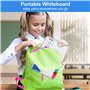 Ensemble de tableau blanc effacable - tableau magnetique enfant format A4 (30 x 21 cm) - Tableau blanc effacable - Tableau blanc