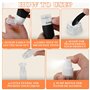 Flacon voyage - Kit voyage produit toilette - Flacons de voyage en silicone - Set de 17 - rechargeables et étanches - parfaits p