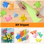 200 Feuille Cartonnée A4 Couleur – feuilles de papier couleur – A4 Papier Pour Origami – 20 couleurs – 70 g/m² – idéal pour le p
