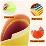200 Feuille Cartonnée A4 Couleur – feuilles de papier couleur – A4 Papier Pour Origami – 20 couleurs – 70 g/m² – idéal pour le p