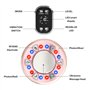 Masseur Anti Cellulite Electrique, 6 en 1 Massage Appareil Anti-Cellulite, Machine à Cavitation Ultrasonique avec EMS/R-F Lumièr
