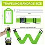 Snarflun 4 Sangle Valise Voyage, Sangles à Bagage avec 4 Etiquette Valise Avion, Sangle pour Valise Réglables Couleurs DifféRent