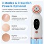 Lrbsule 6 en 1 Extracteur Point Noir Visage Professionnel avec 6 Têtes et 3 Modes
