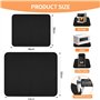 Tapis en Silicone Résistant à la Chaleur 64 x 50 cm + 38 x 46 cm Couverture Anti Feu