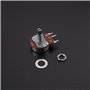Alnicov Lot de 2 potentiomètres rotatifs linéaires à 3 broches B250K ohm 18 mm, potentiomètre de contrôle du volume pour pièces 