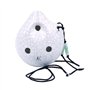 Alnicov 6 trous Ocarina,Bouteille de vin Style Alto C Ocarina,Ice Crack Glacé Craft Blanc