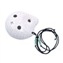 Alnicov 6 trous Ocarina,Bouteille de vin Style Alto C Ocarina,Ice Crack Glacé Craft Blanc
