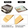 QH-Shop Mince Pince à Billets en Métal 8 Pcs Portefeuille Clips Porte-Cartes pour Crédit Ticket Espèces Document Fixe Cadeau pou