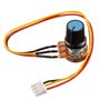BOJACK B10K 3 bornes Potentiomètre rotatif à cône linéaire WH148 Résistance variable à film de carbone de 10 K ohms avec câble d