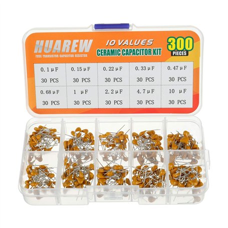 HUAREW 10 valeurs 300 pièces condensateur céramique 0