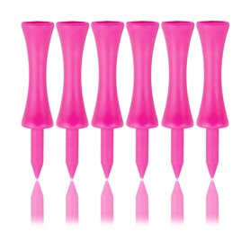 Zivisk Castle Tees 57mm Lot de 100 Tees de Golf en Plastique - Rose