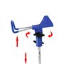 Ncheli 2 PièCes de Porte Canne à PêChe Pour PêChe, Inox 360° Support de Canne à PêChe En RéGlable En Acier Inoxydable, Porte Can