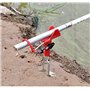 Ncheli 2 PièCes de Porte Canne à PêChe Pour PêChe, Inox 360° Support de Canne à PêChe En RéGlable En Acier Inoxydable, Porte Can