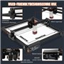 Graveur Laser,10 W Machine à Gravure Laser, Gravure et Découpe Rapides en Bois, CNC Cutter Laser Haute pour Bricolage Bois Métal