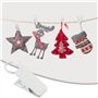 Lot de 30 pinces à rideaux avec crochets, pinces à rideaux avec crochets, clips de suspension, adaptées pour accrocher des ridea