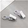 Lot de 30 pinces à rideaux avec crochets, pinces à rideaux avec crochets, clips de suspension, adaptées pour accrocher des ridea