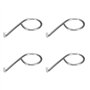 CYXZMYA Lot de 4 capuchons d'écrous de roue