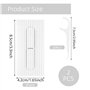 Lot de 2 boîtes de fil dentaire automatiques portables - Distributeur de fil dentaire - Blanc - Pour le nettoyage des dents - 20