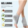 chaussettes hydratantes à talon, Lot de 2 Paires de Chaussettes Hydratantes, Chaussettes Soin Pieds, Hydratation Intense Pieds D