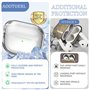 Coque Transparente Compatible avec Airpods 4 avec kit de Nettoyage, Compatible avec AirPods 4e génération Coque 2024 avec dragon