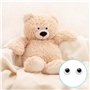 Lot de 8 yeux mobiles autocollants - Grands yeux mobiles - Accessoires de bricolage autocollants - Petits yeux de bricolage - Ac