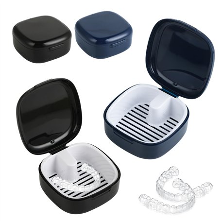 2 Pièces Boîte Appareil Dentaire - Boîte Gouttière Dentaire