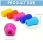 Aestustheri Lot de 12 poignées de crayon colorées en silicone – Aide à l'écriture pour enfants et adultes – Prise en main amélio