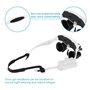 PROW® Nouveau Bandeau Head-Worn Lunettes Loupe 10x 15x 20x 25x LED Réparation de Montres pour bijoutier Gamer pour agrandissemen